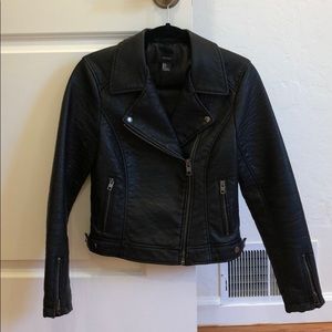 Forever 21 Black Moto Jacket